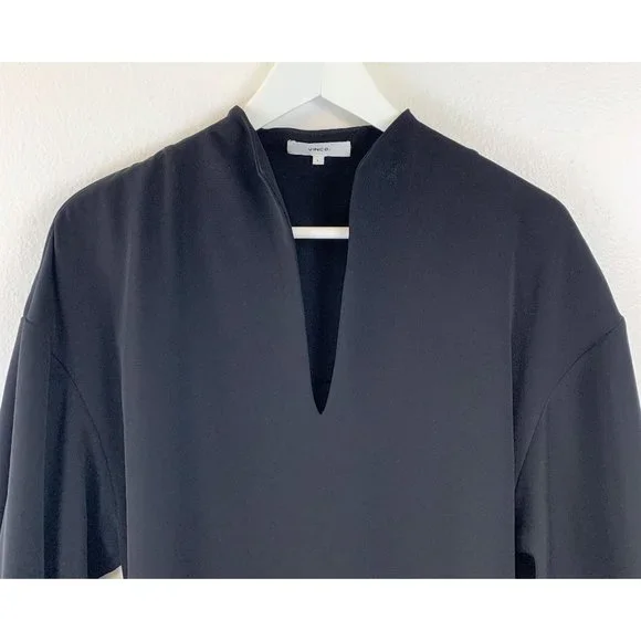 NWT Vince tied-waist V-neck dress Size L - Picture 5 of 8